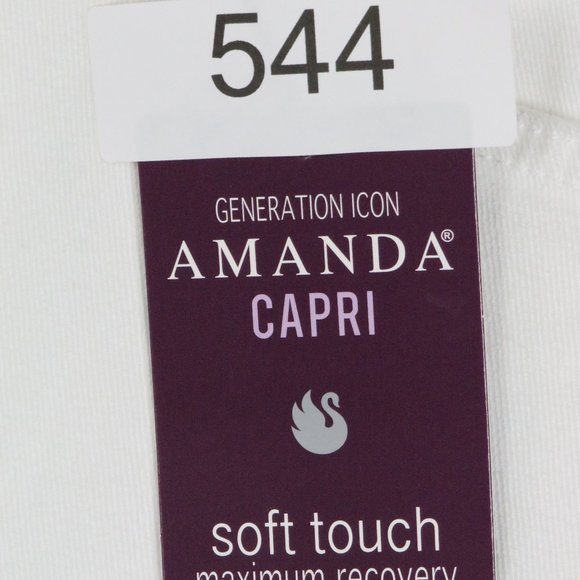 Gloria Vanderbilt* Women's Soft Touch Classic Rise Vintage White Capri Size~ 16P - Picture 10 of 16